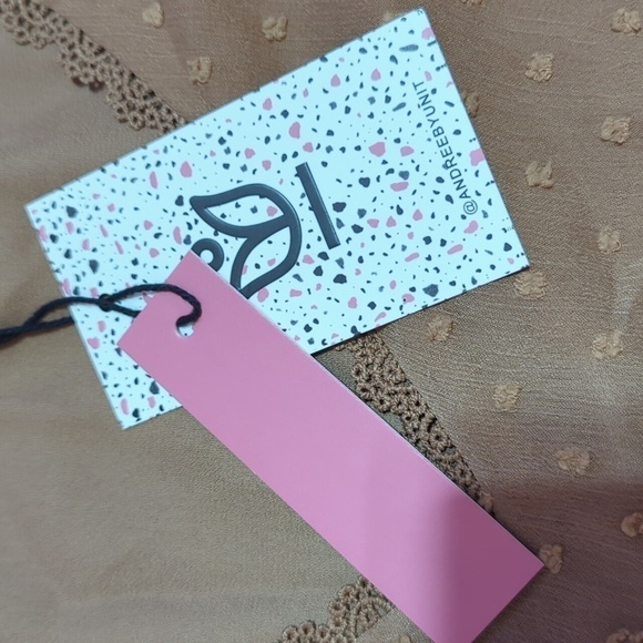 Andree by Unit Babydoll Long Sleeve Blouse Top 2x NWT - Picture 7 of 9